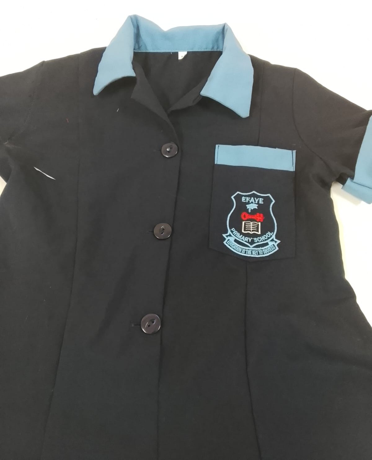 Efaye Primary School blazer with light blue collar